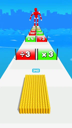 Gameplay screenshot 1 from Bullet Army Run - Casual game