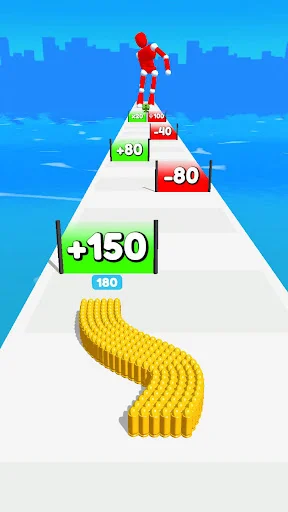 Gameplay screenshot 2 from Bullet Army Run - Casual game