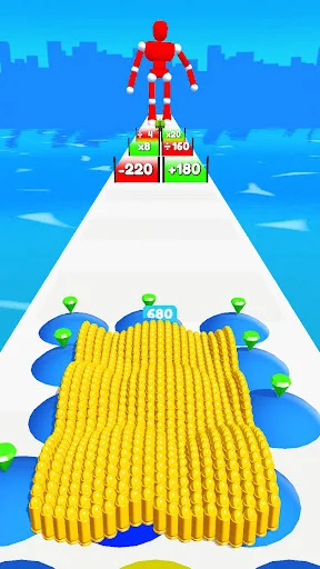 Gameplay screenshot 3 from Bullet Army Run - Casual game